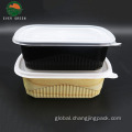 Bento Plastic Container Ever Green Food Grade Container Disposable Microwave Bowl Manufactory